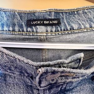 Lucky brand high rise drew mom jean